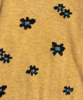Many Flower Knit Pullover