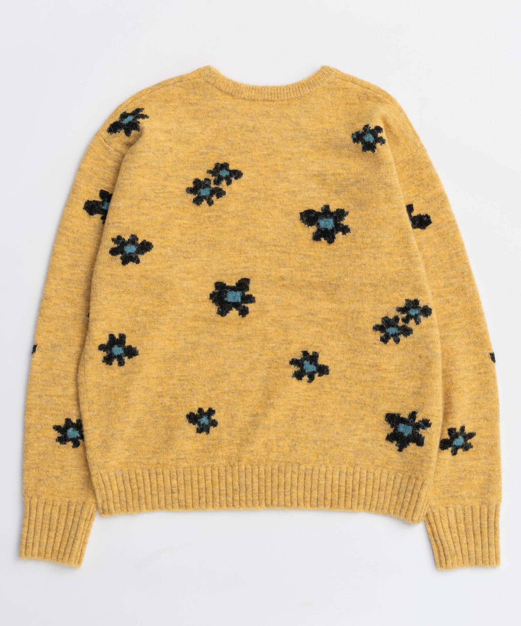 Many Flower Knit Pullover