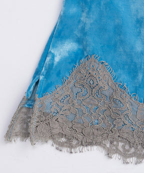 【25AUTUMN PRE-ORDER】Hem Lace Velvet Tank Top