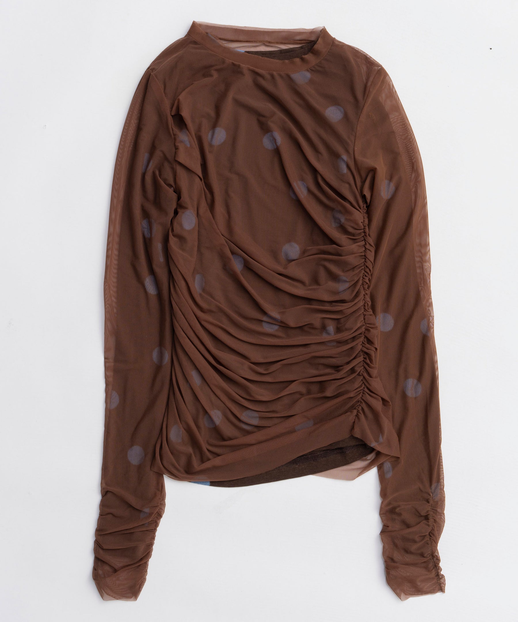 Sheer Dot Layered Tops