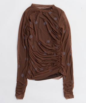 Sheer Dot Layered Tops