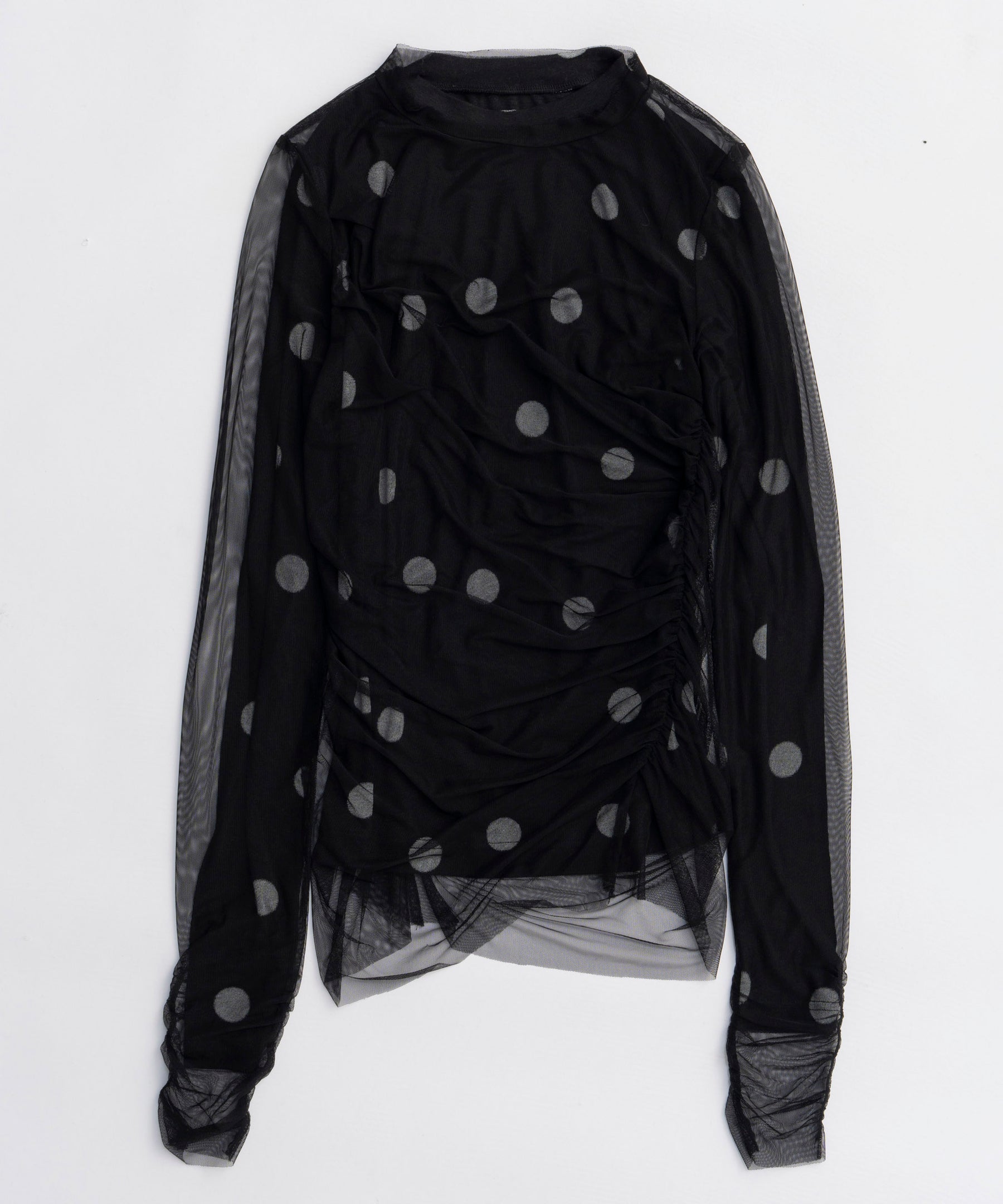 Sheer Dot Layered Tops