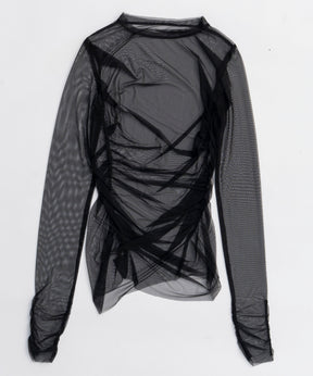 Sheer Dot Layered Tops