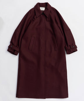 [25WINTER PRE-ORDER] Clear Melton Balmacaan Coat