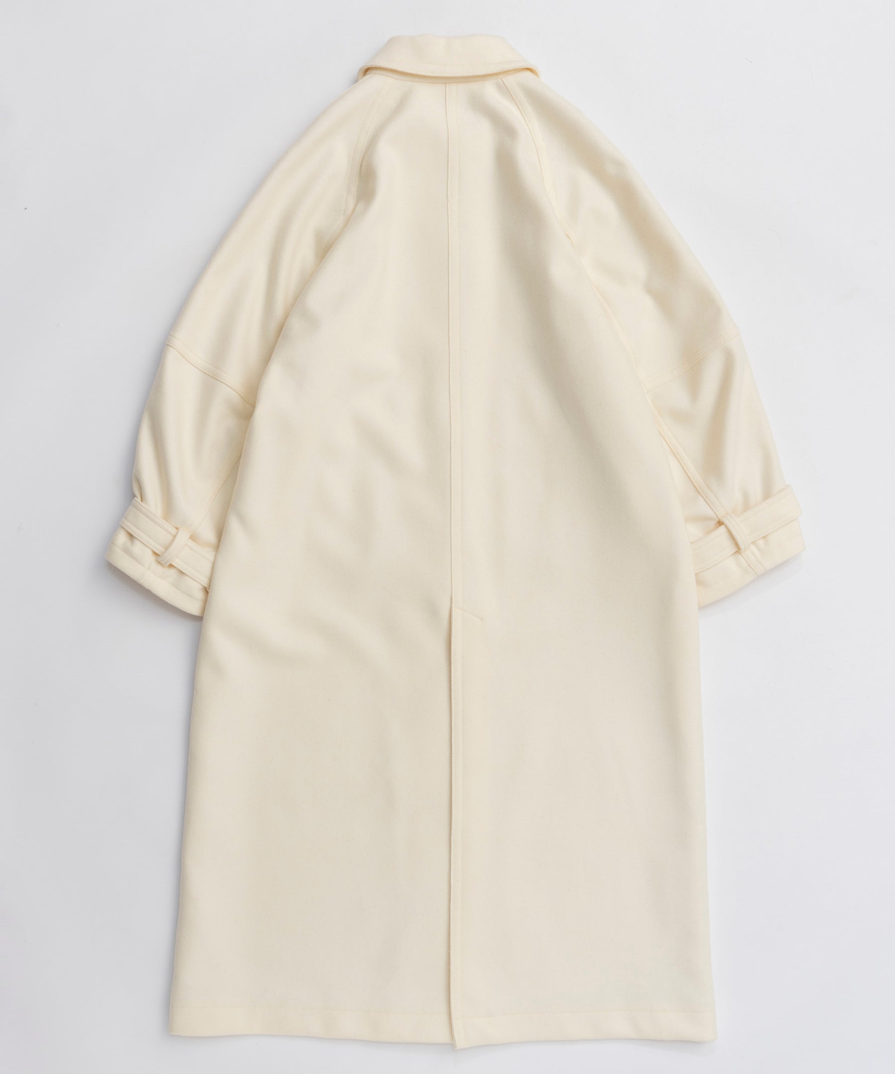 [25WINTER PRE-ORDER] Clear Melton Balmacaan Coat