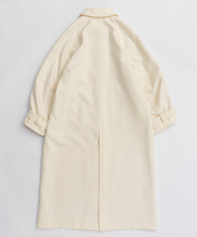 [25WINTER PRE-ORDER] Clear Melton Balmacaan Coat