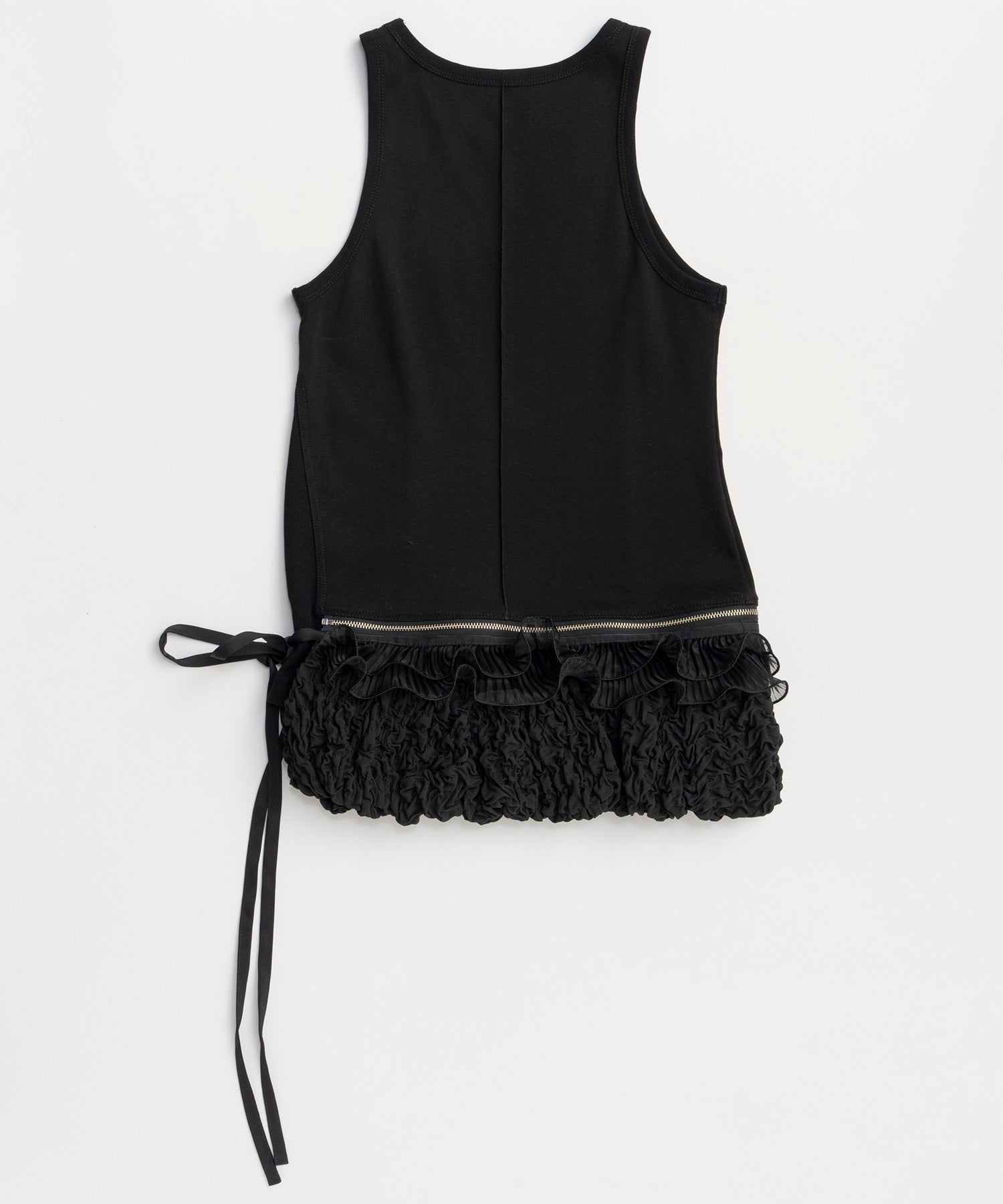 2WAY Balloon Peplum Tank Top