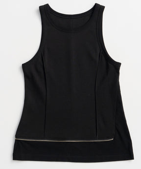 【PRE-ORDER】2WAY Balloon Peplum Tank Top
