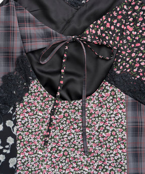 [26WINTER COLLECTION] 碎花鱼尾吊带连衣裙