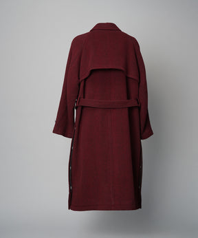【Italian Dead Stock Fabric】Prime-Over Balmachan Coat