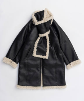 [25WINTER PRE-ORDER] Reversible Faux Mouton Coat