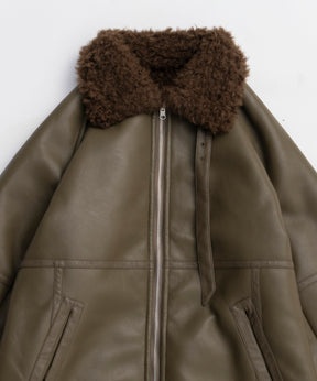 [25WINTER PRE-ORDER] Reversible Faux Mouton Coat