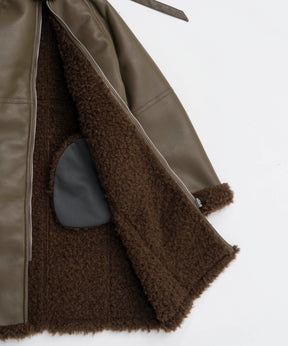 [25WINTER PRE-ORDER] Reversible Faux Mouton Coat