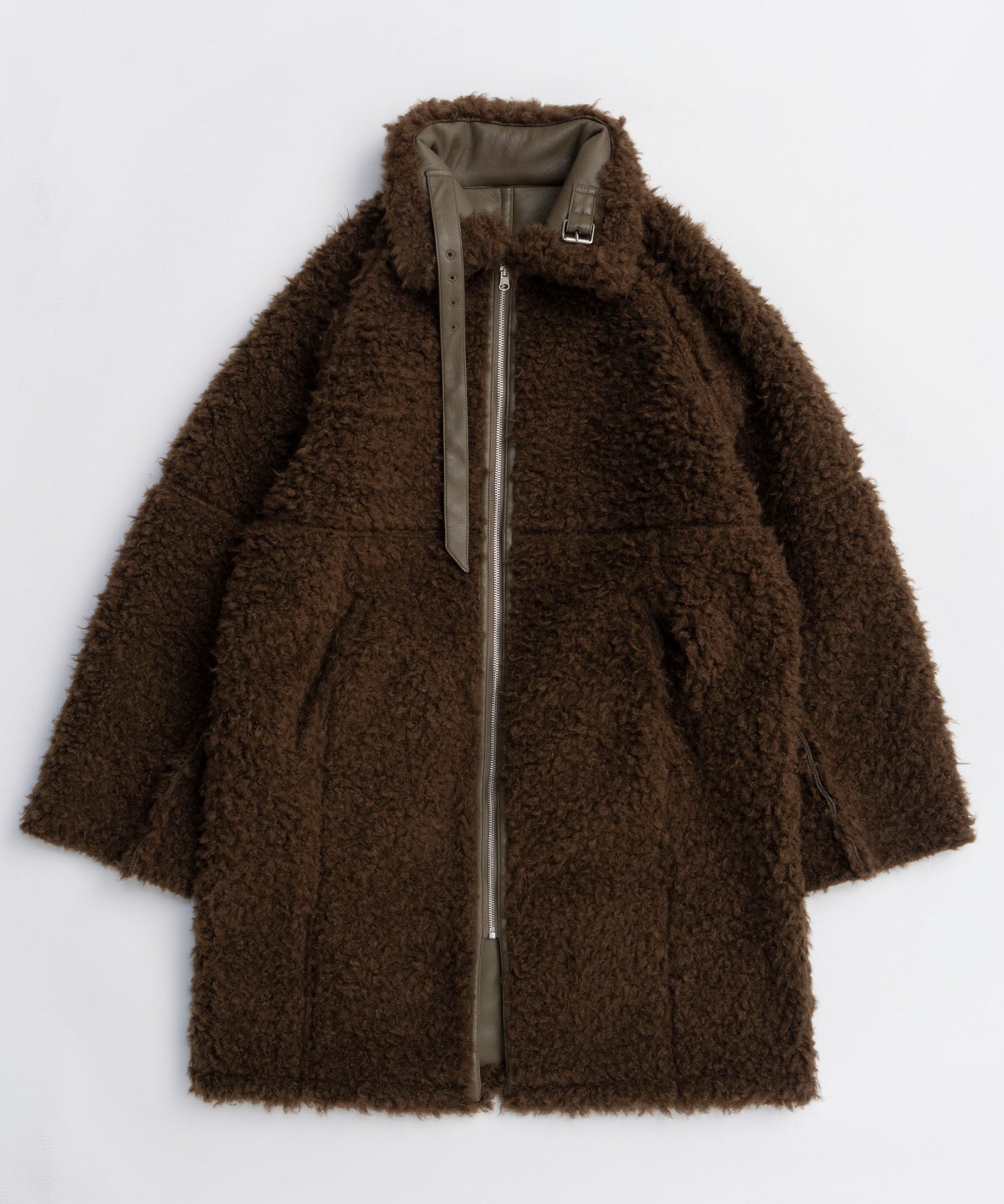 [25WINTER PRE-ORDER] Reversible Faux Mouton Coat