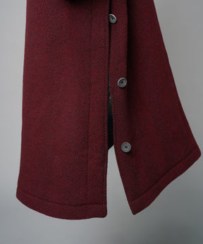 【Italian Dead Stock Fabric】Prime-Over Balmachan Coat