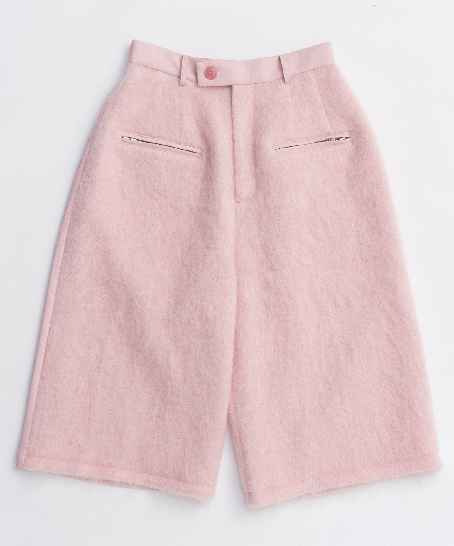 [25WINTER PRE-ORDER] Leather And Fur Combination Shorts