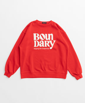【26WINTER PRE-ORDER】BOUNDARY Embossed Sweatshirt