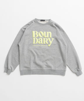 【26WINTER PRE-ORDER】BOUNDARY Embossed Sweatshirt