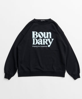 【26WINTER PRE-ORDER】BOUNDARY Embossed Sweatshirt