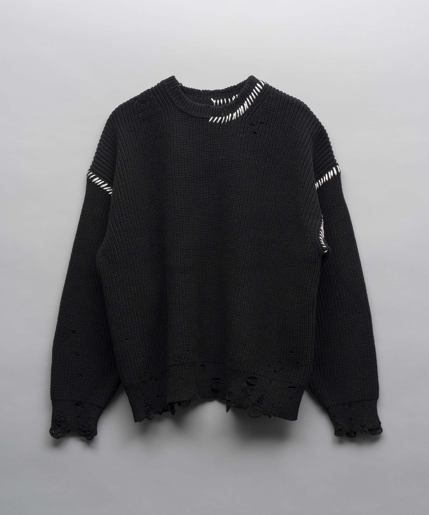 [24AW Pre-Order] Embroidery Damage Prime-Over