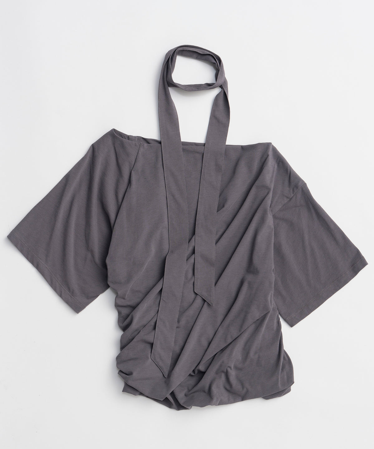 Tie Detail 2WAY Twist T-Shirt
