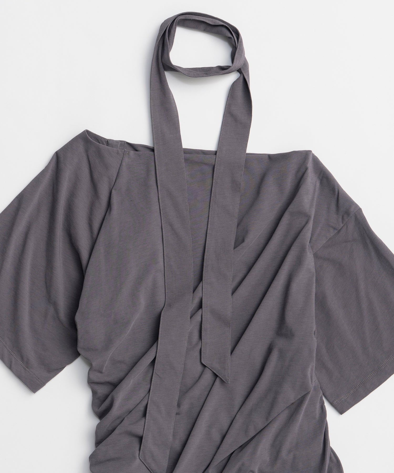 Tie Detail 2WAY Twist T-Shirt