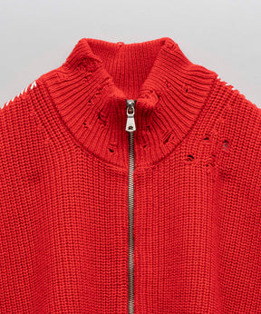 [24AW Pre-Order] Prime-Over Damaged Drivers Knit