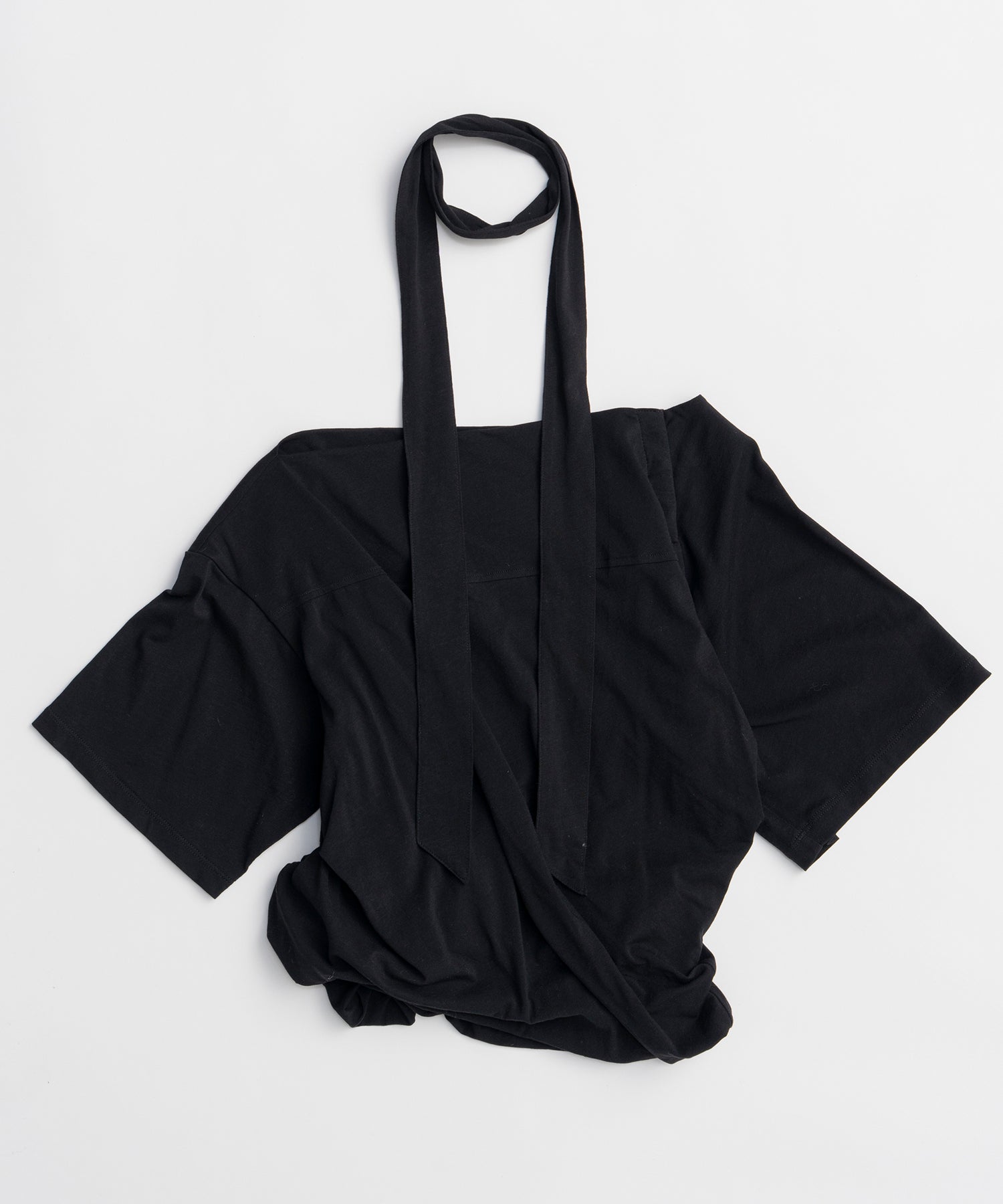 Tie Detail 2WAY Twist T-Shirt
