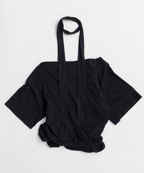 Tie Detail 2WAY Twist T-Shirt