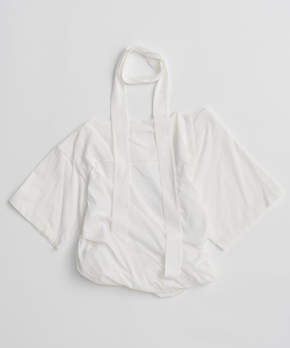 Tie Detail 2WAY Twist T-Shirt