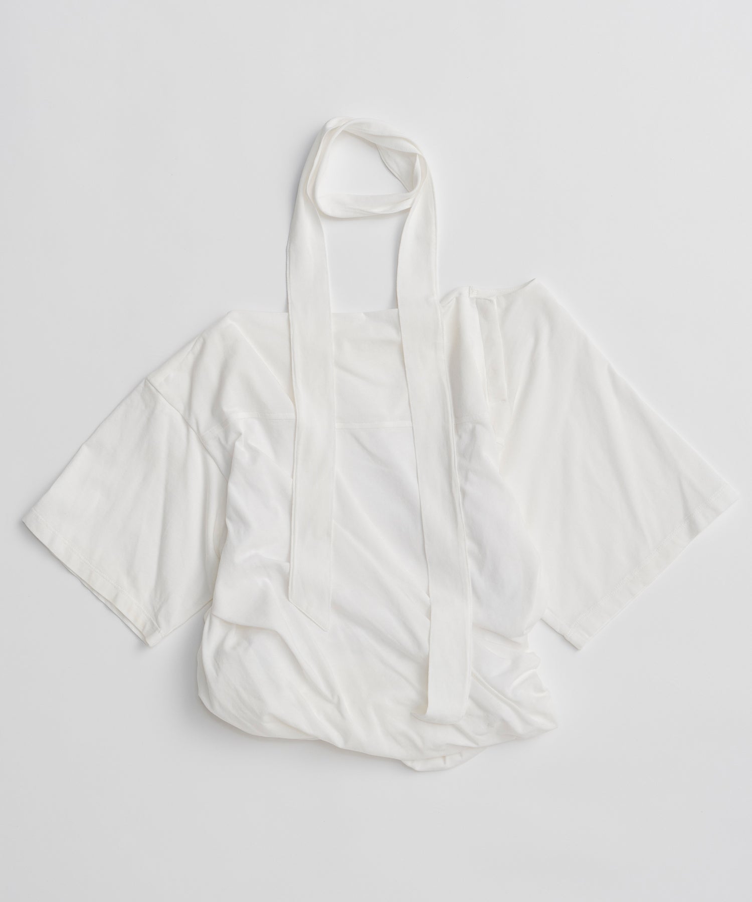 Tie Detail 2WAY Twist T-Shirt