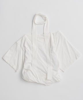 Tie Detail 2WAY Twist T-Shirt