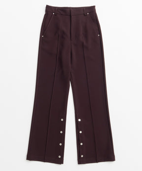 【26WINTER COLLECTION】Double Cloth Button-Slit Flare Pants