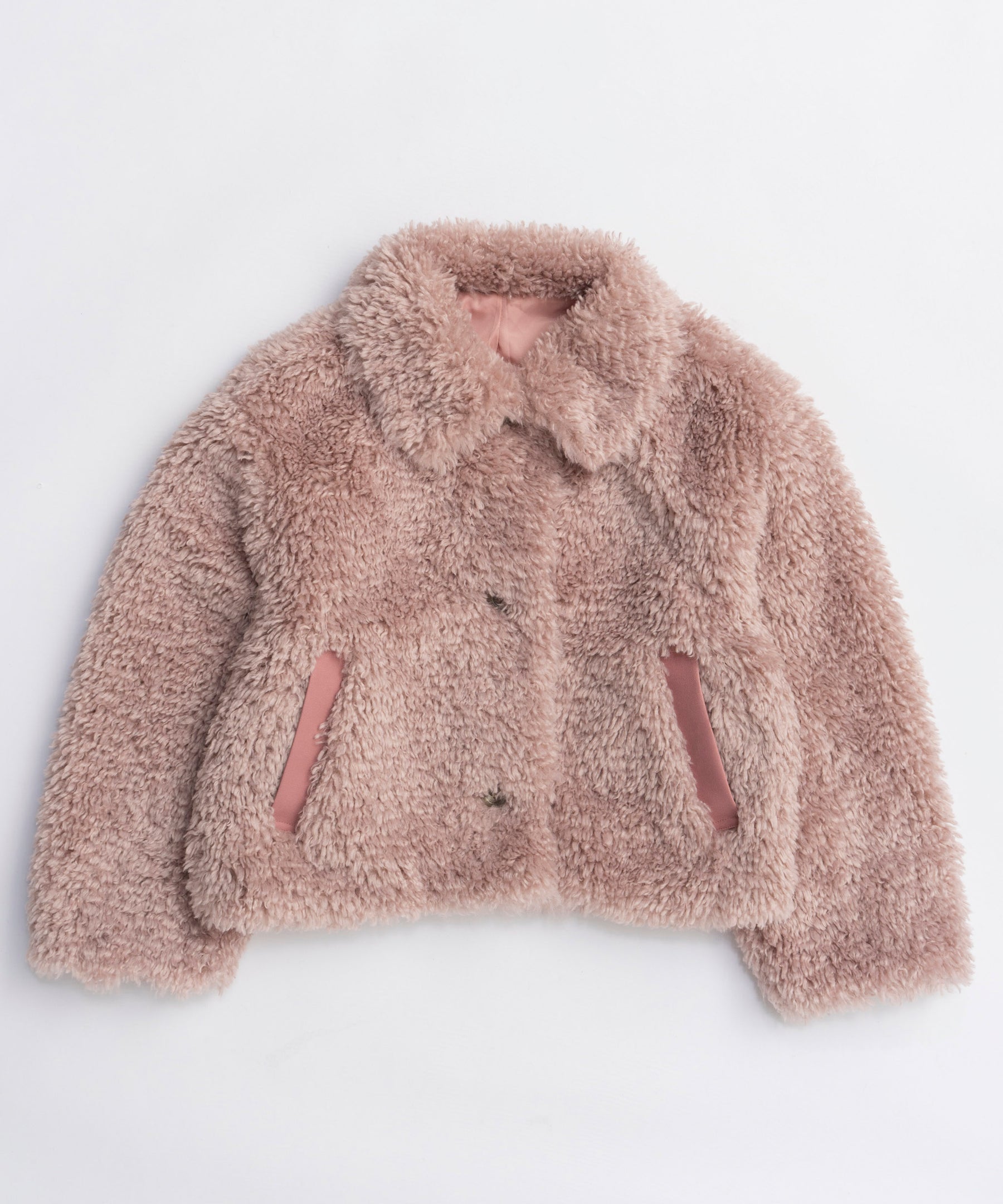 25WINTER PRE-ORDER】Pink Faux Fur Coat