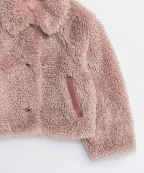 [25WINTER PRE-ORDER] Pink Faux Fur Coat