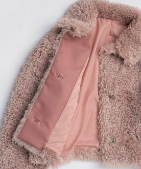 [25WINTER PRE-ORDER] Pink Faux Fur Coat