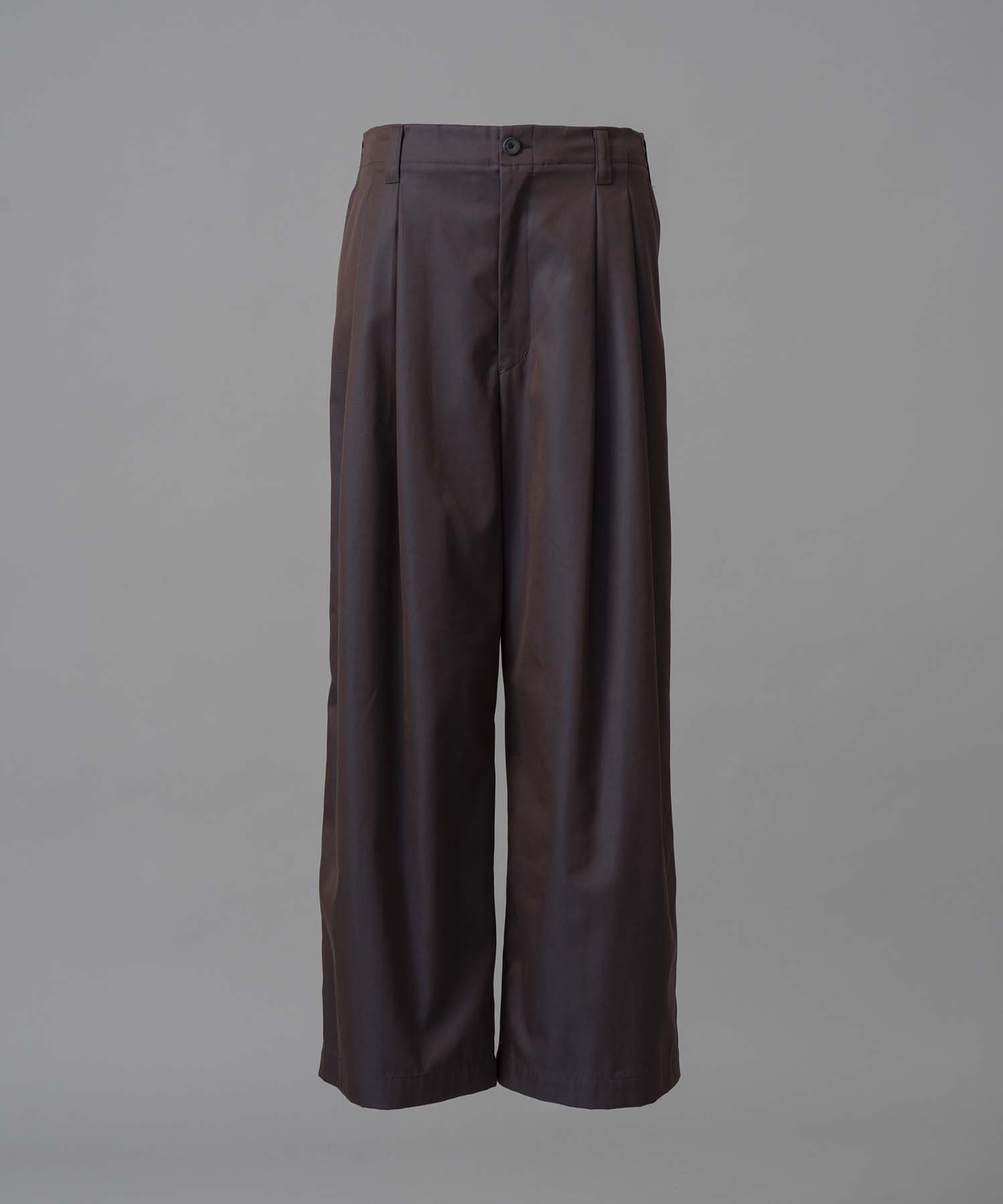 120/2/2/2/2/2/Suvin Cotton Gabardine Prime-Wide Tuo Tucks 바지