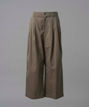 120/2/2/2/2/2/Suvin Cotton Gabardine Prime-Wide Tuo Tucks 바지