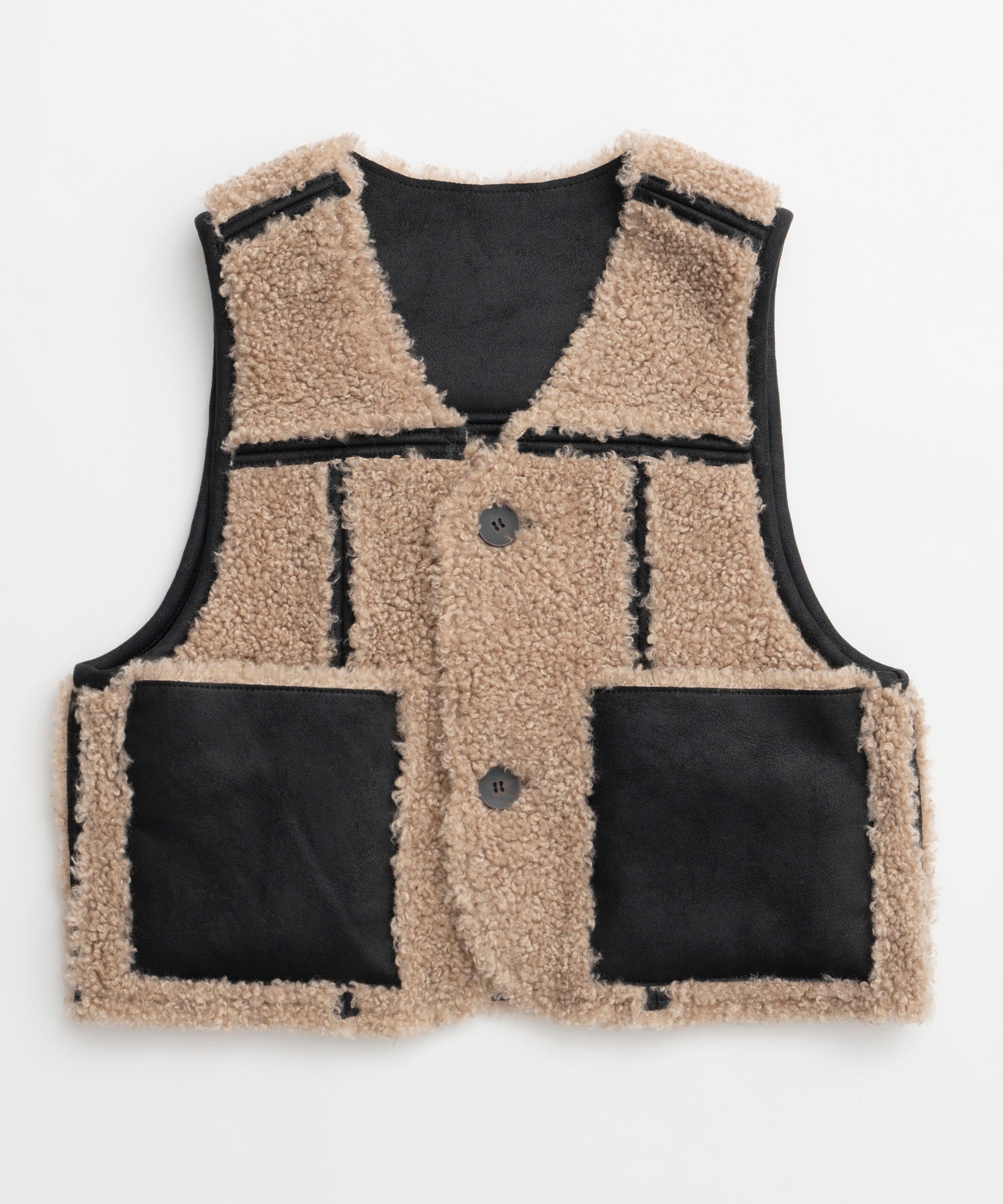 【24WINTER PRE-ORDER】2way Boa Vest