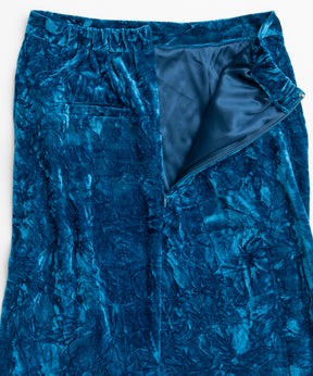 【26WINTER COLLECTION】Crushed Velour Lace Skirt