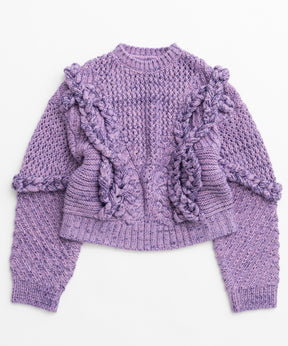 【26WINTER COLLECTION】Cable Hand-Knit Top