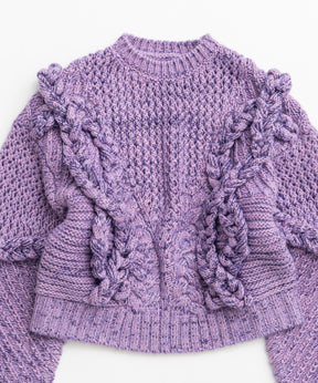【26WINTER COLLECTION】Cable Hand-Knit Top