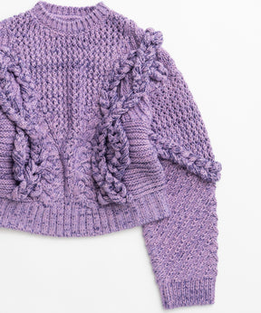 【26WINTER COLLECTION】Cable Hand-Knit Top