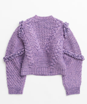 【26WINTER COLLECTION】Cable Hand-Knit Top