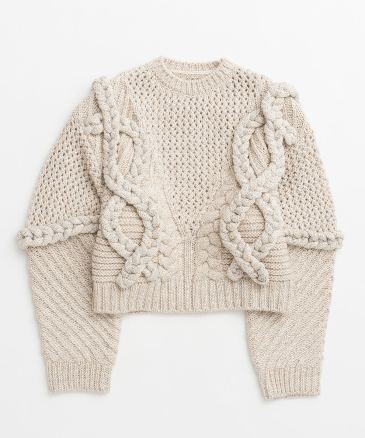 【26WINTER COLLECTION】Cable Hand-Knit Top
