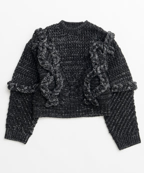 【26WINTER COLLECTION】Cable Hand-Knit Top