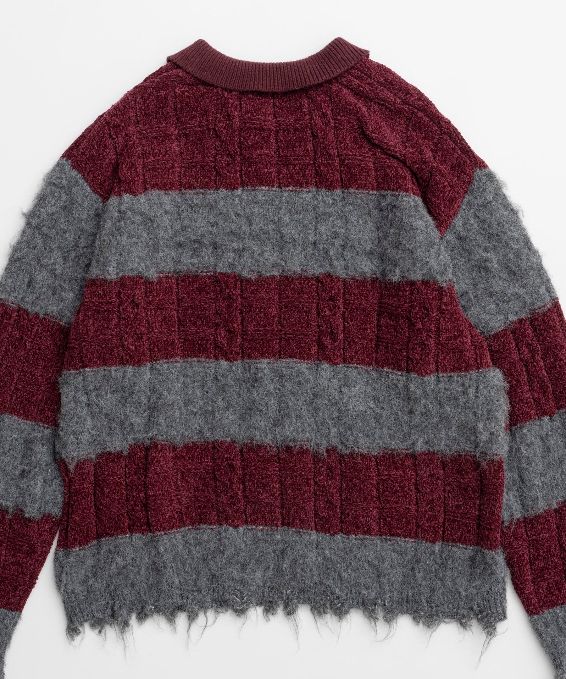 【24WINTER PRE-ORDER】Cable Knitting Border Rugger Knit Tops