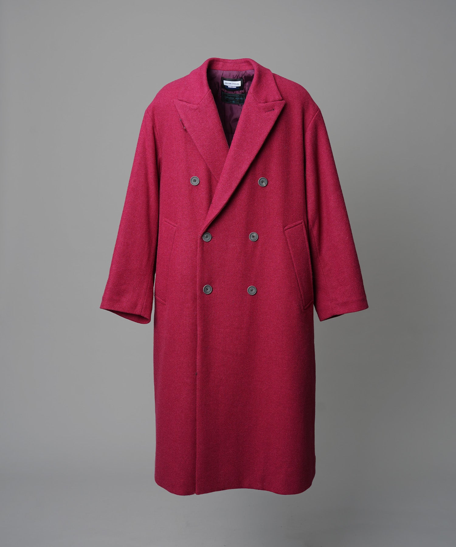 【Italian Dead Stock Fabric】Prime-Over Chesterfield Coat