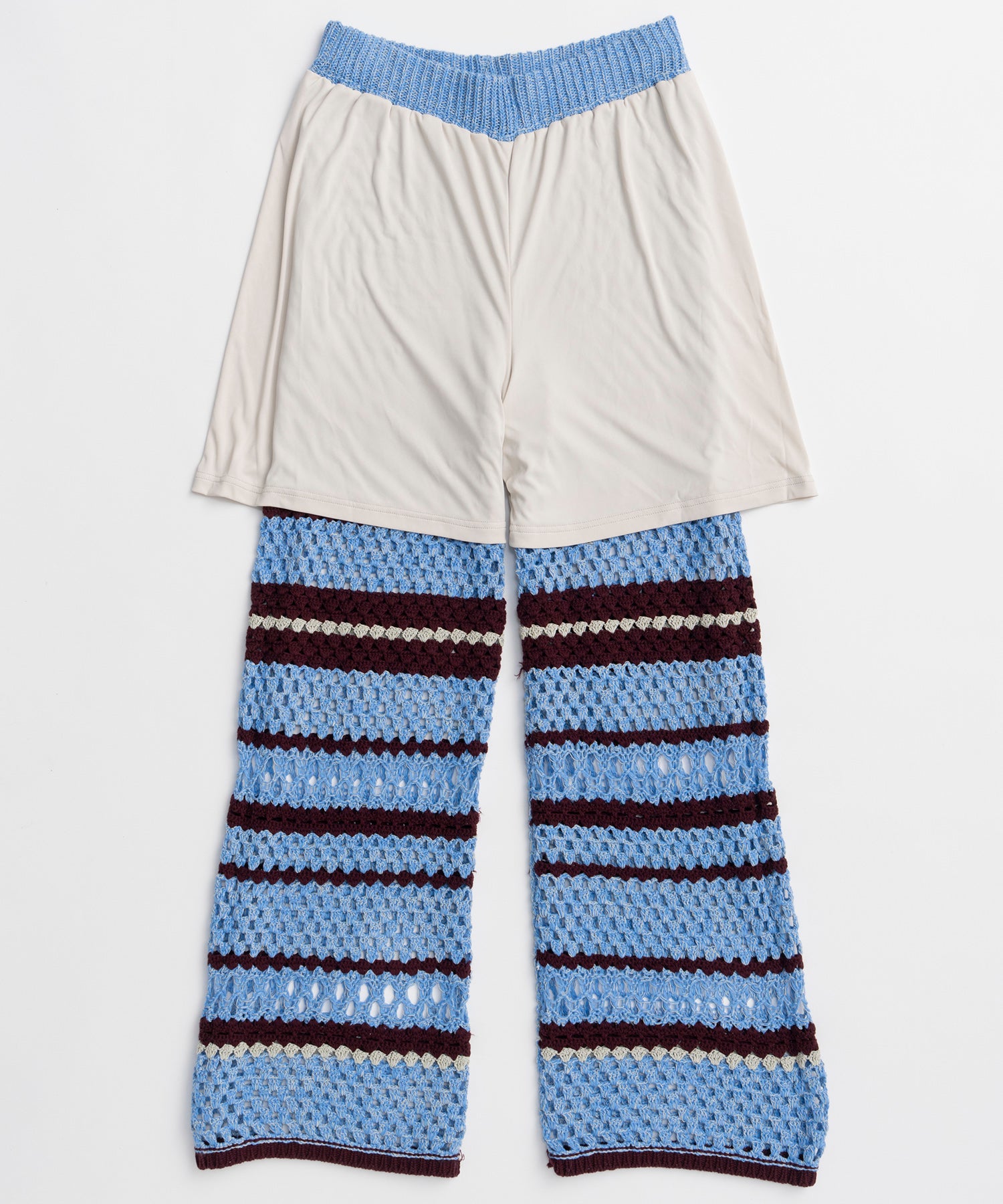 【2026Summer PRE-ORDER】Multi Border Crochet Pants