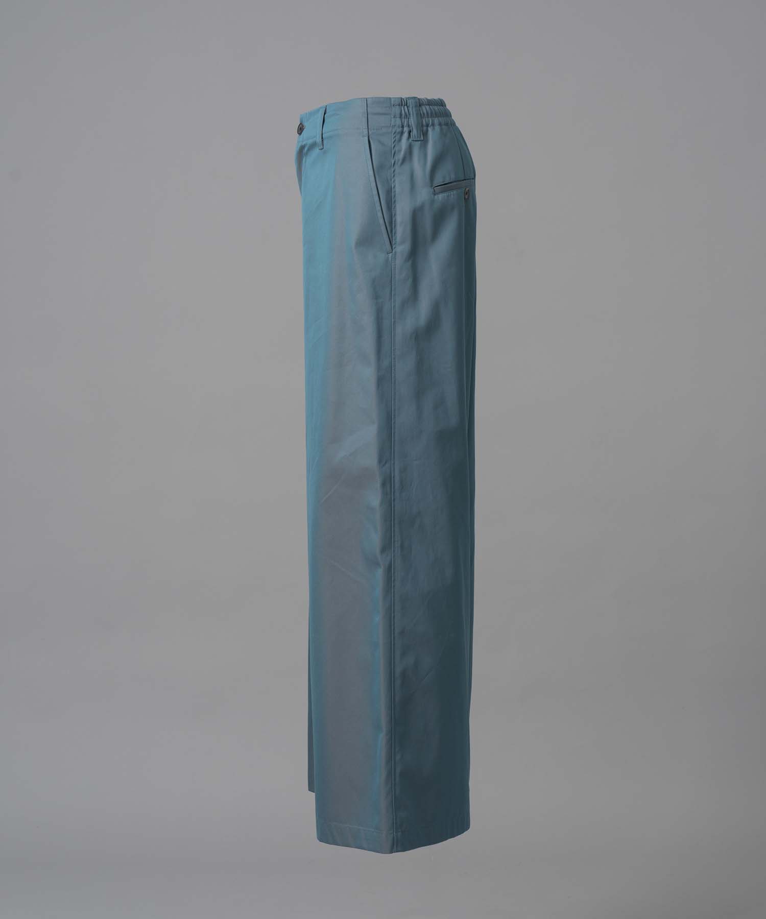 120/2/2/2/2/2/SUVIN COTTON GABARDINE BUGGY WIDE PANTS